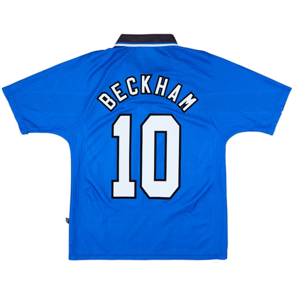 1996-98 Manchester United Third Shirt Beckham #10 - 8/10 - (Y)
