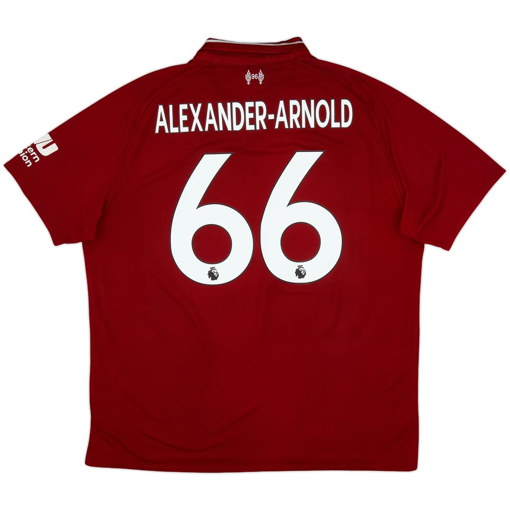 2018-19 Liverpool Home Shirt Alexander-Arnold #66 - 8/10 - (XL)