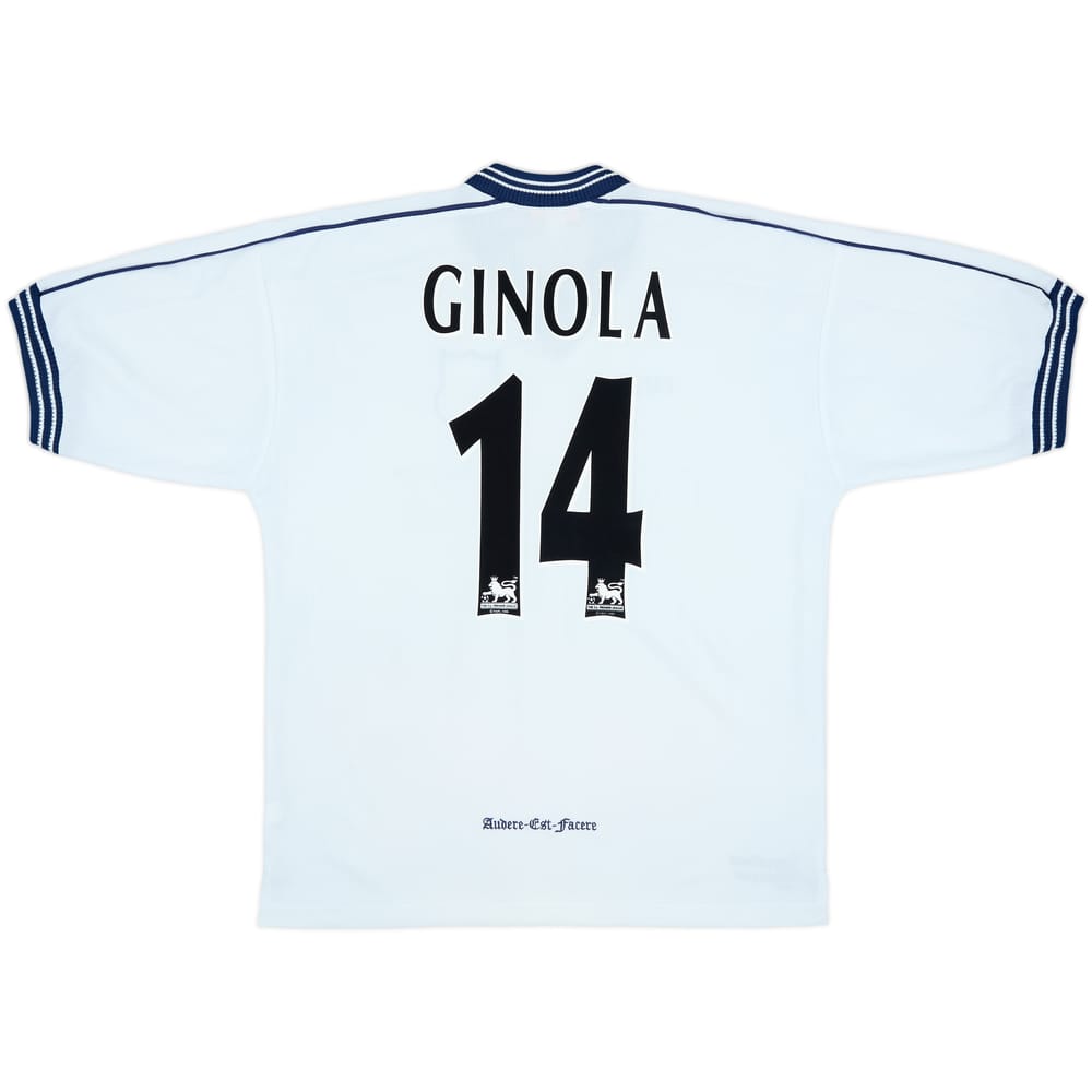1997-99 Tottenham Home Shirt Ginola #14 - 9/10 - (XL)
