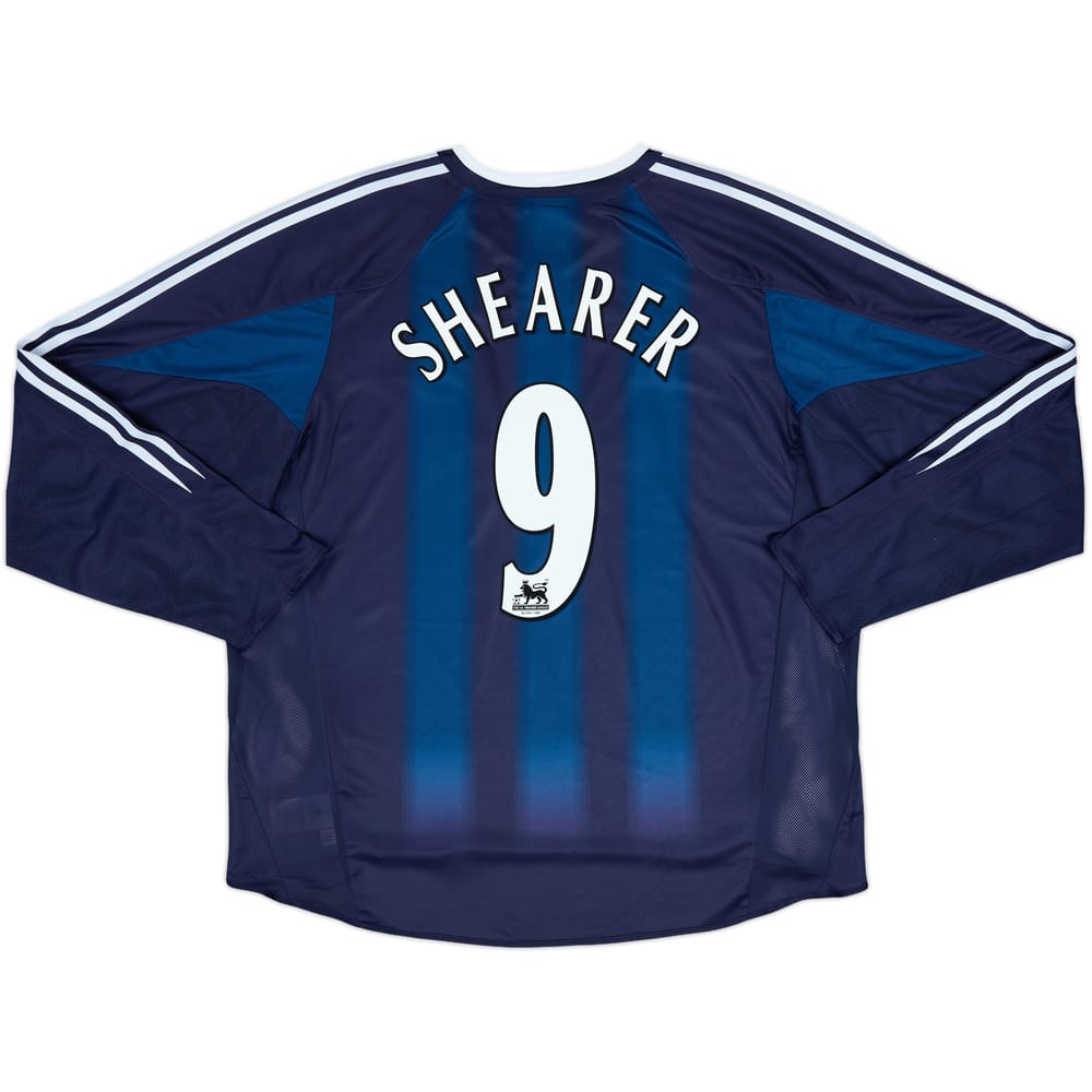 2004-05 Newcastle Away L/S Shirt Shearer #9 - 5/10 - (XXL)