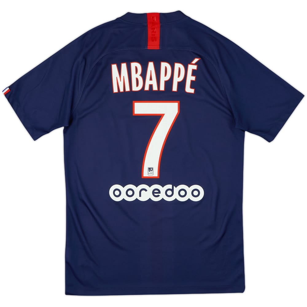 2019-20 Paris Saint-Germain Home Shirt Mbappe #7 - 7/10 - (S)