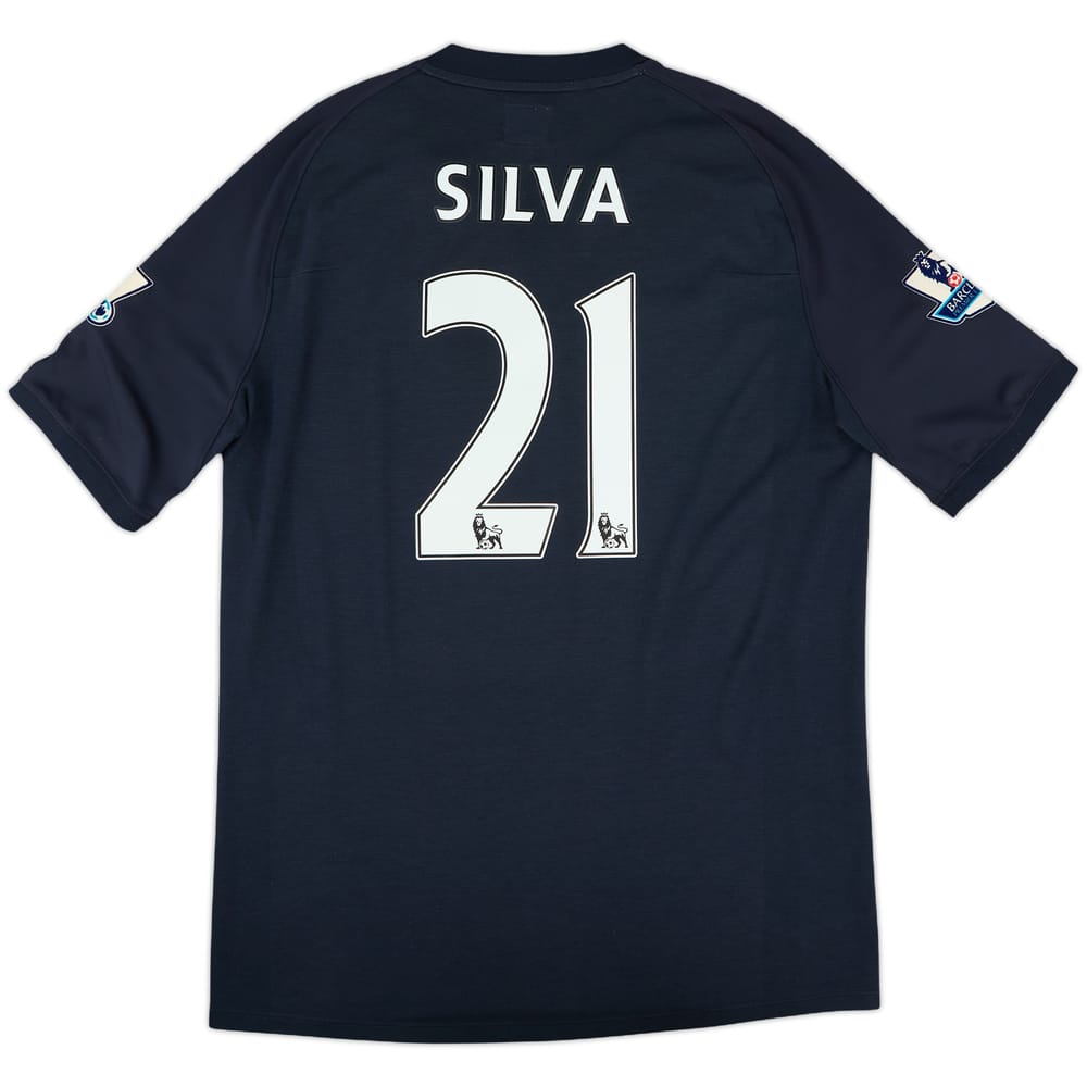 2010-12 Manchester City Away Shirt Silva #21 - 6/10 - (L)