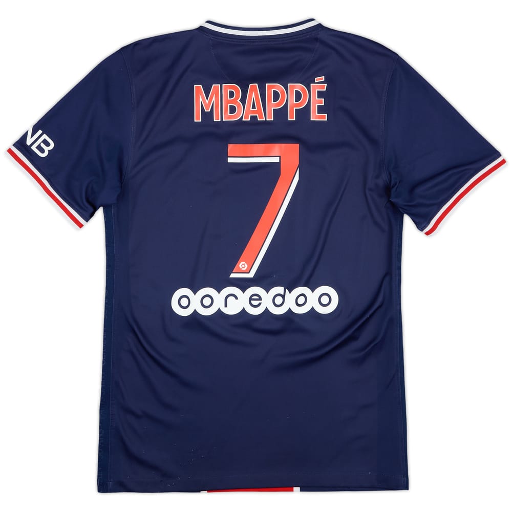 2020-21 Paris Saint-Germain Home Shirt Mbappe #7 - 8/10 - (S)