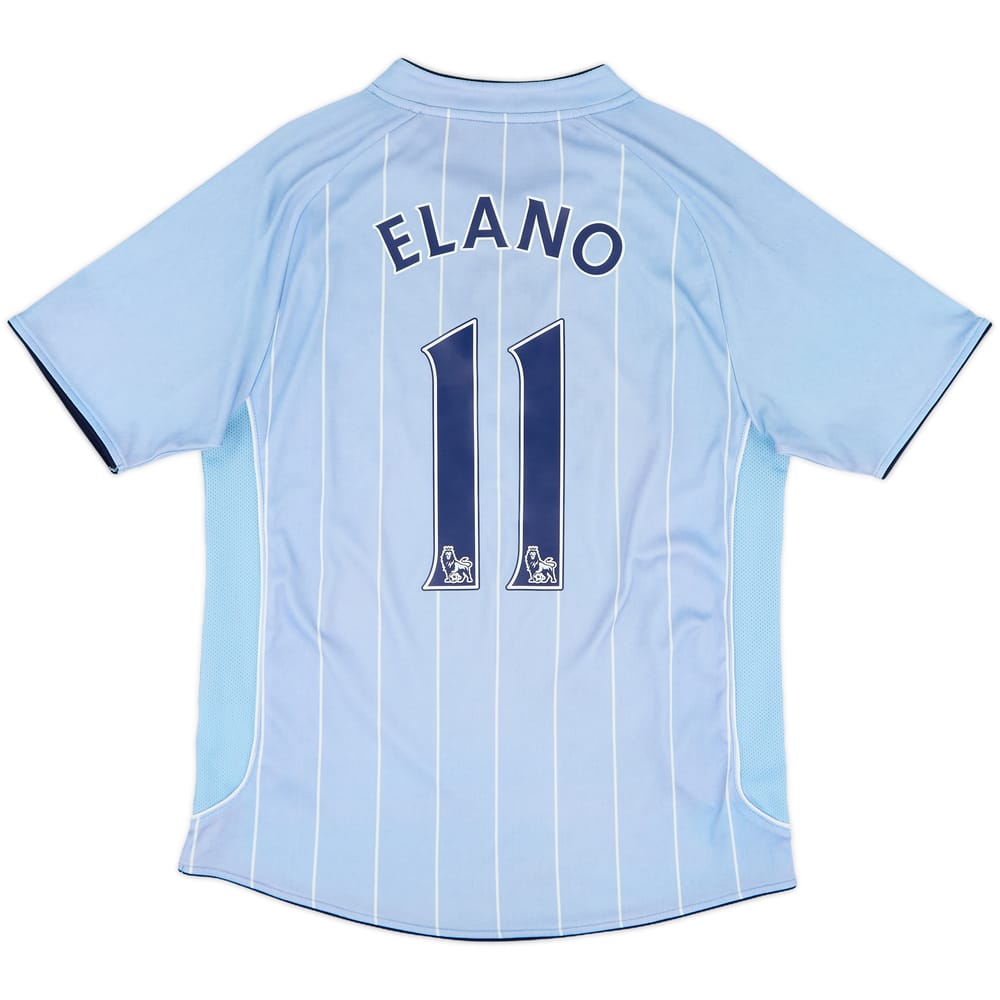 2007-08 Manchester City Home Shirt Elano #11 - 6/10 - (S)