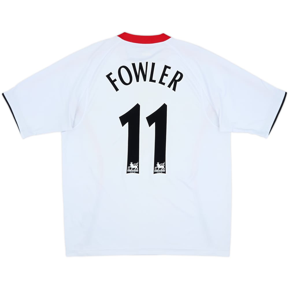 2005-06 Liverpool Away Shirt Fowler #11 - 6/10 - (L)