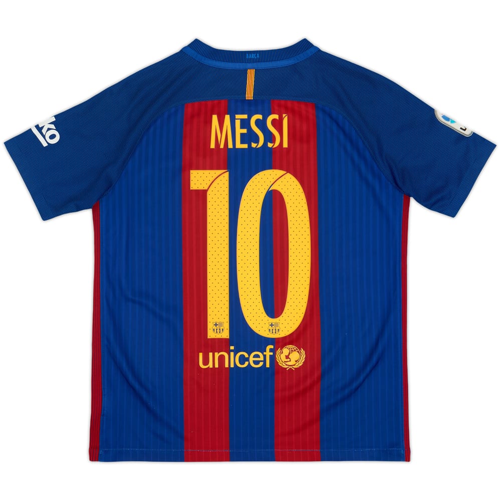 Camiseta de local del Barcelona 2016-17 Messi #10 - 7/10 - (XL.Niños)