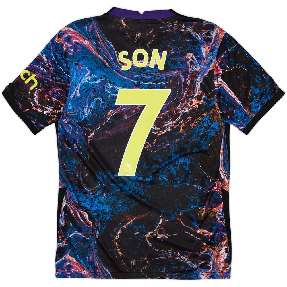 2021-22 Tottenham Away Shirt Son #7 - 9/10 - (S)