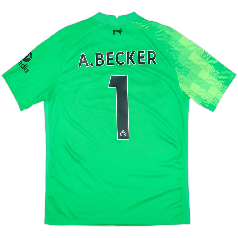 2021-22 Liverpool GK Shirt A.Becker #1 - 6/10 - (M)