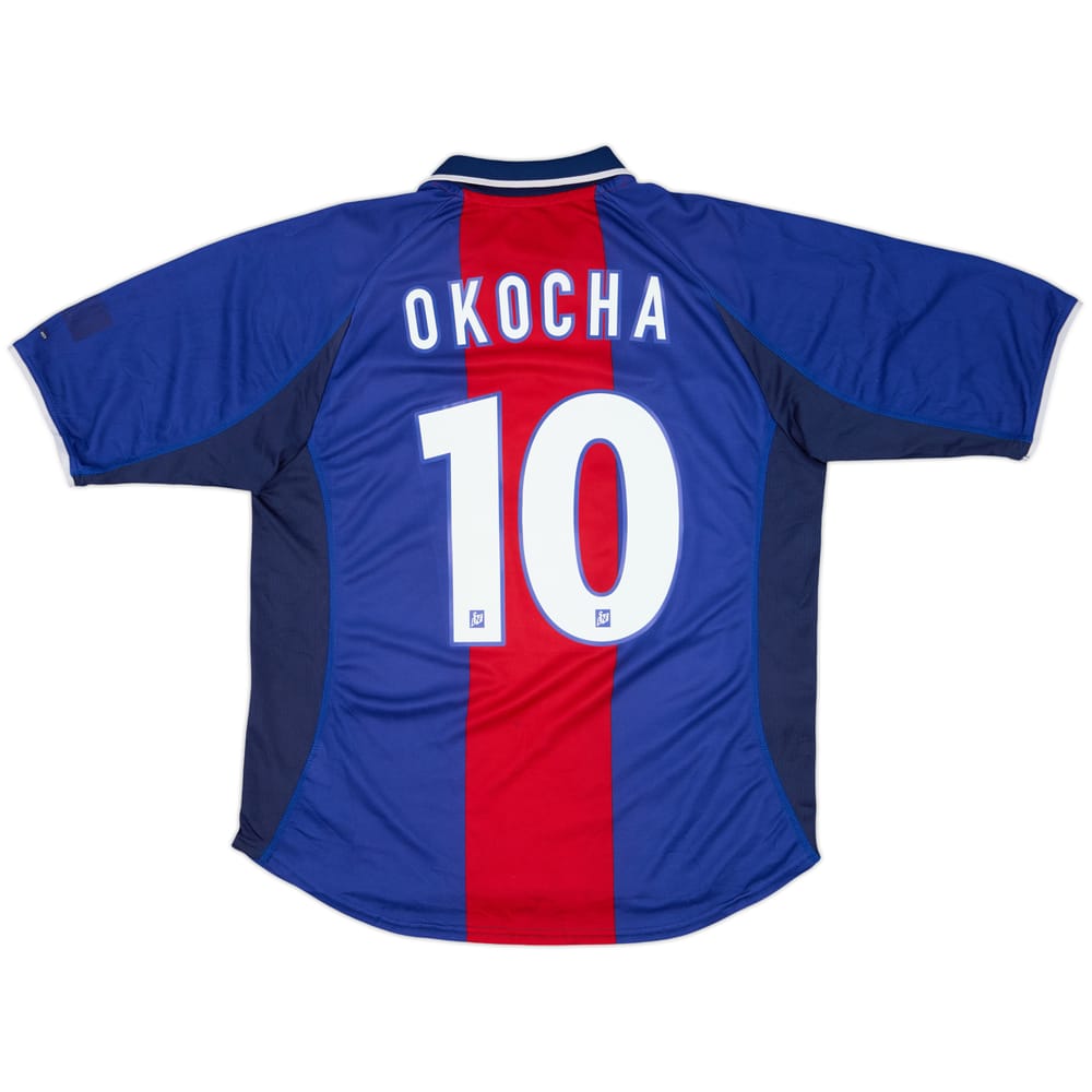 2000-01 Paris Saint-Germain Home Shirt Okocha #10 - 5/10 - (L)