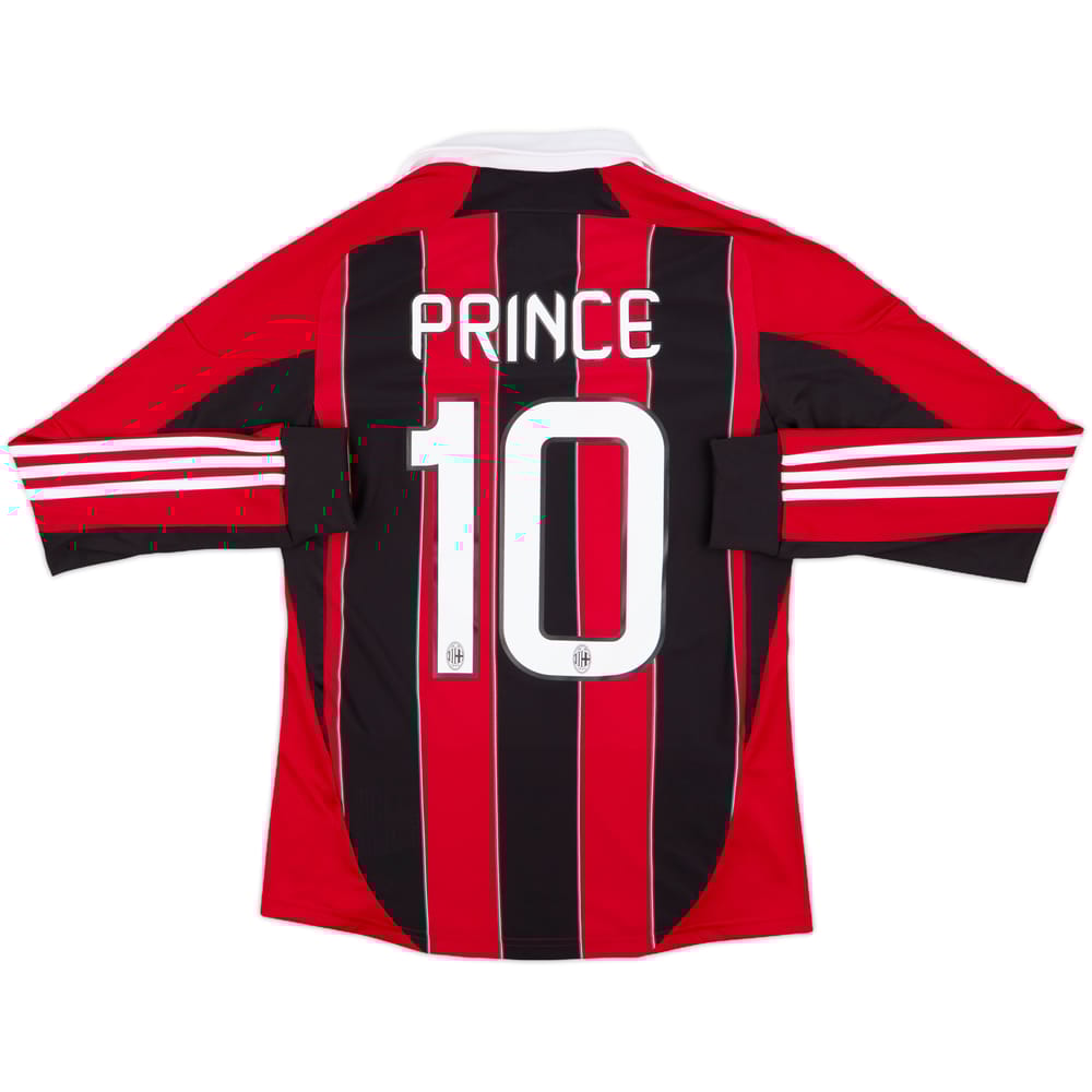 2012-13 AC Milan Home L/S Shirt Prince #10 (S)