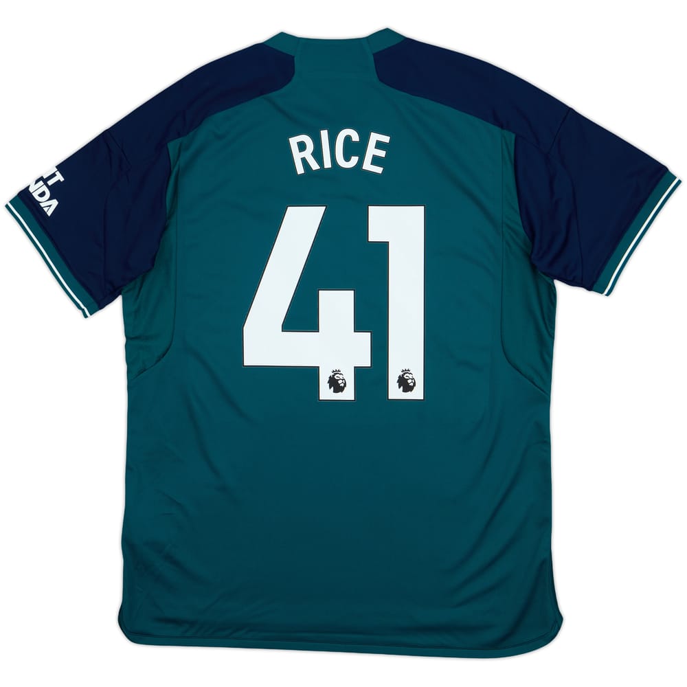 2023-24 Arsenal Third Shirt Rice #41 (L)