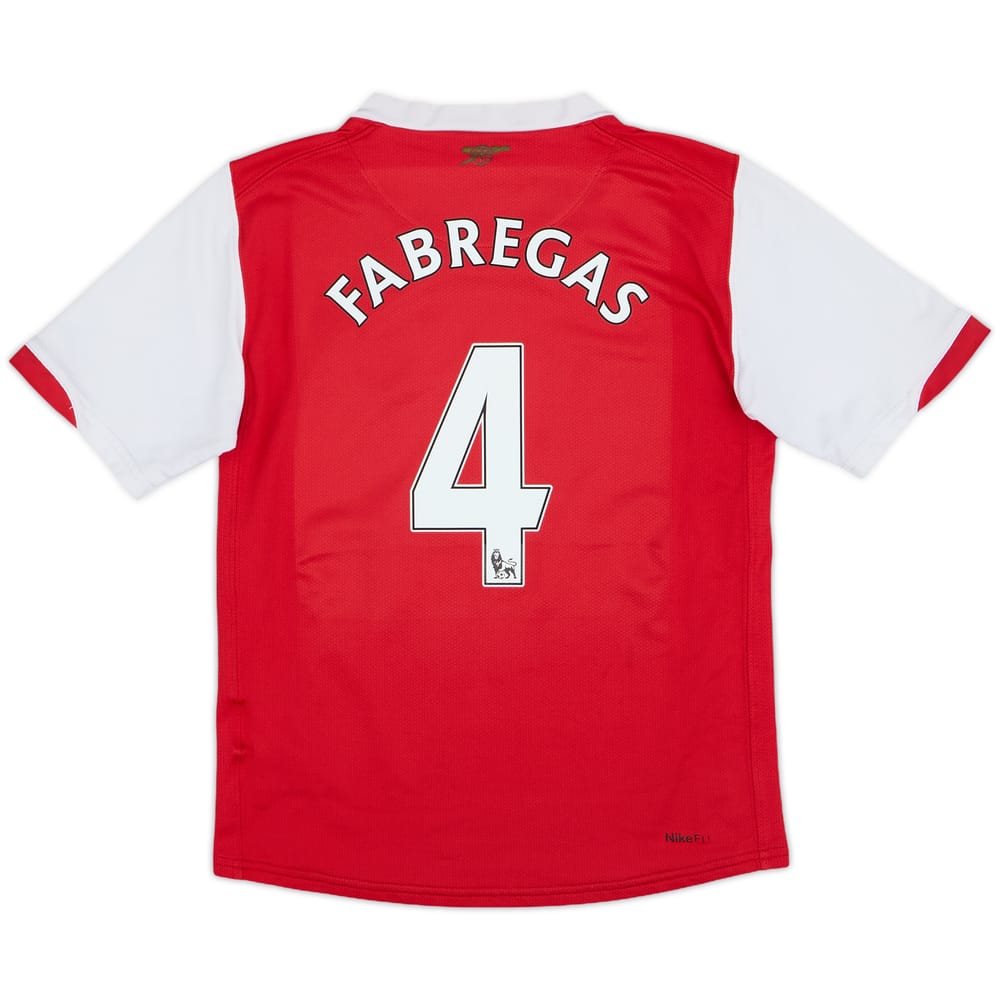 2006-08 Arsenal Home Shirt Fabregas #4 - 6/10 - (S.Boys)