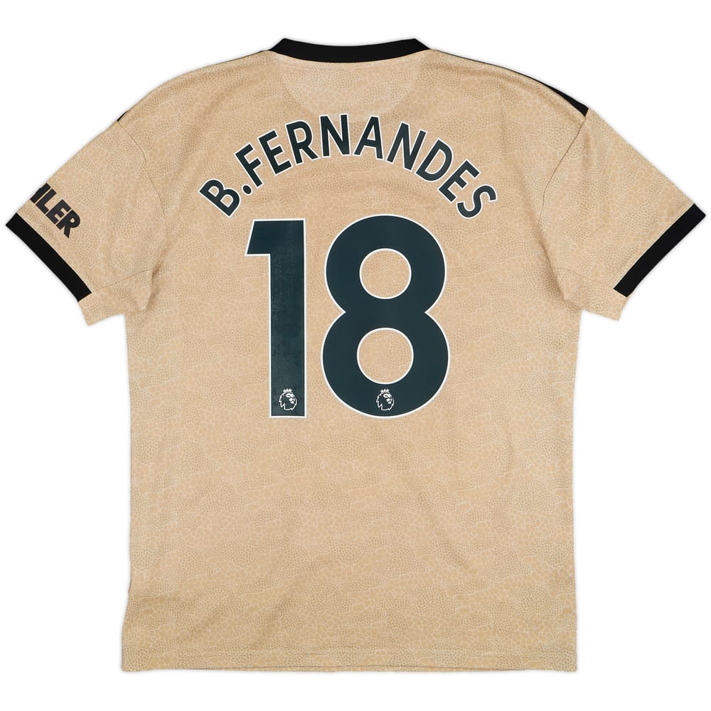2019-20 Manchester United Away Shirt B.Fernandes #18 - 5/10 - (M)