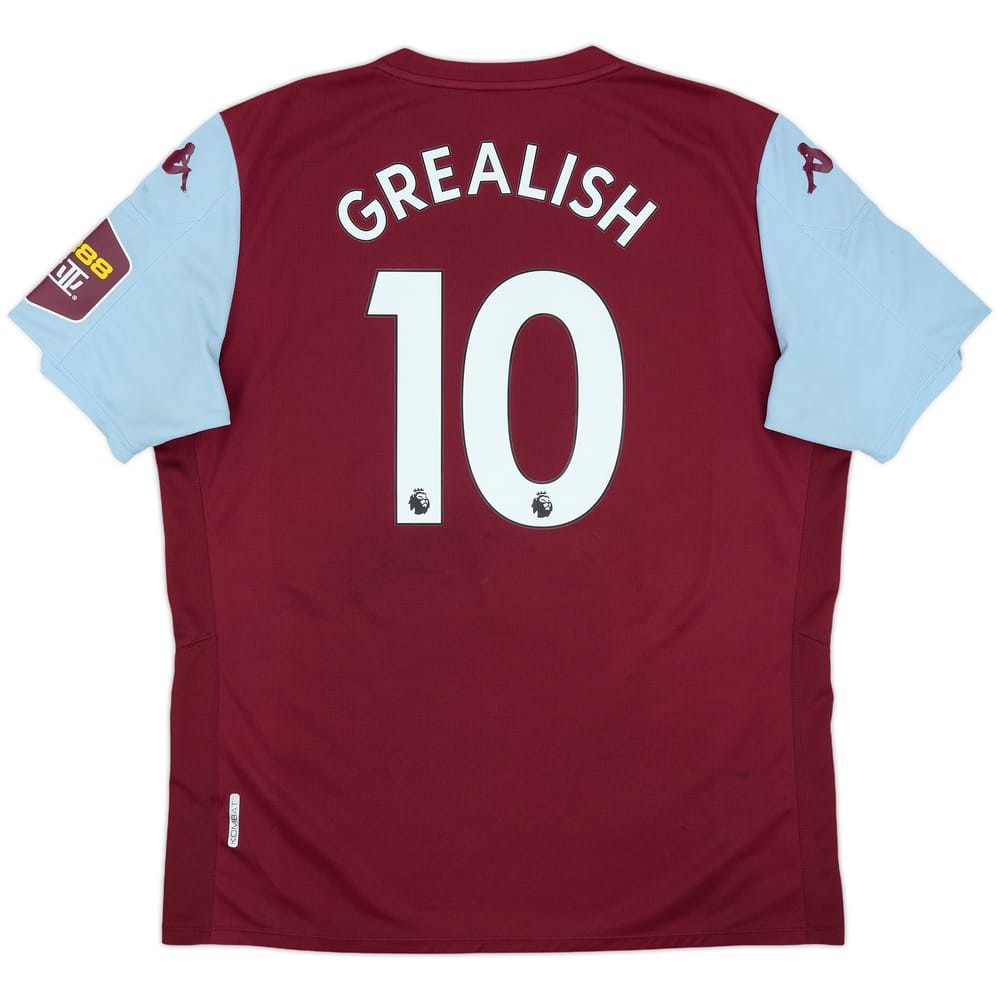 2019-20 Aston Villa Home Shirt Grealish #10 - 6/10 - (XXL)
