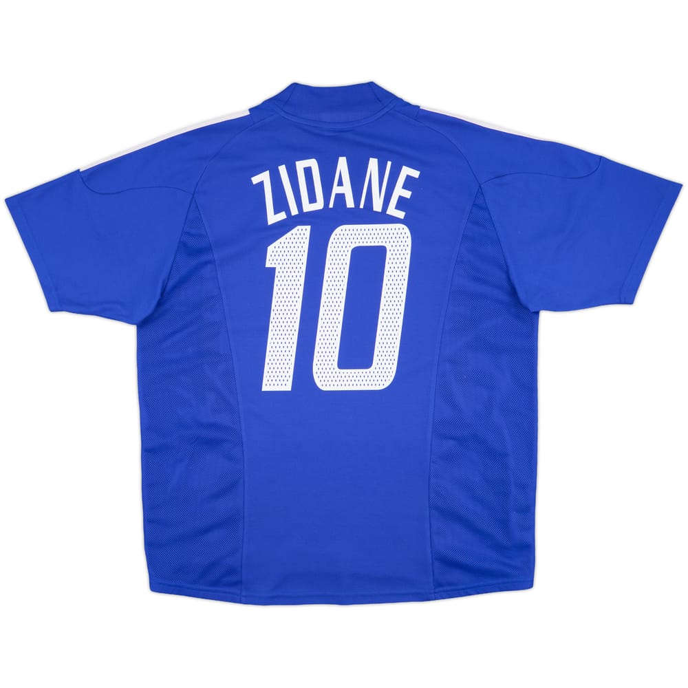 2002-04 France Home Shirt Zidane #10 - 8/10 - (L)