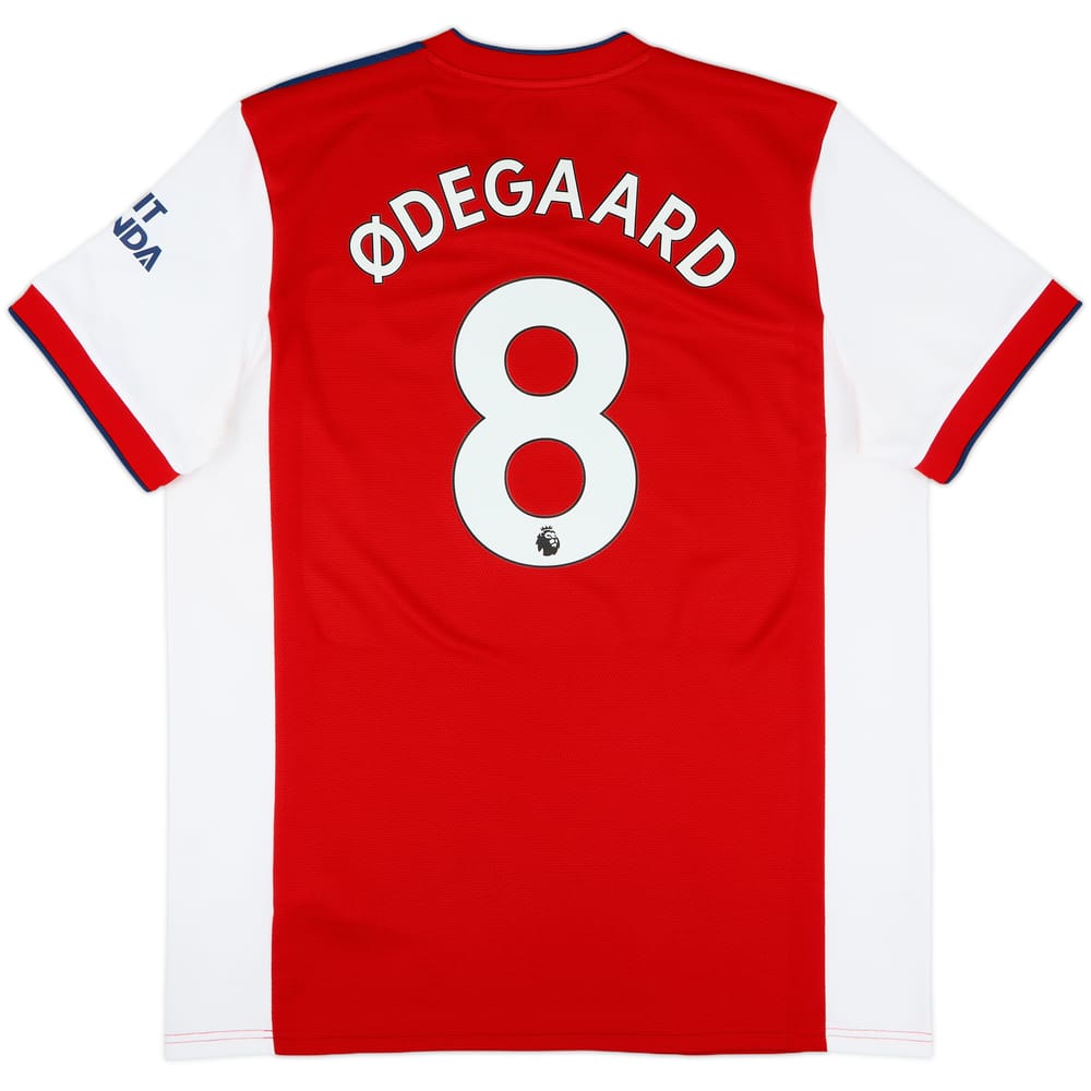 2021-22 Arsenal Home Shirt Odegaard #8 - 9/10 - (XL)