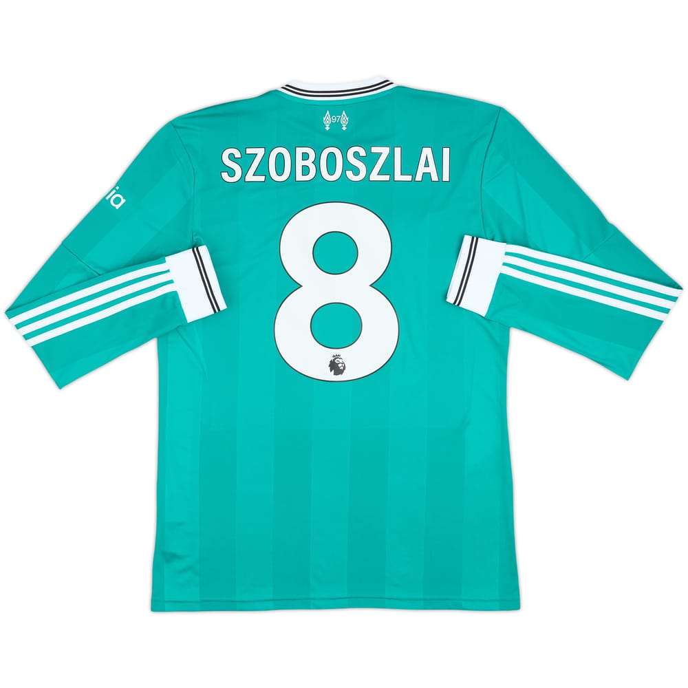 Camiseta de la tercera equipación de manga larga del Liverpool 2025-26 Szoboszlai #8 - 10/10 - (M)