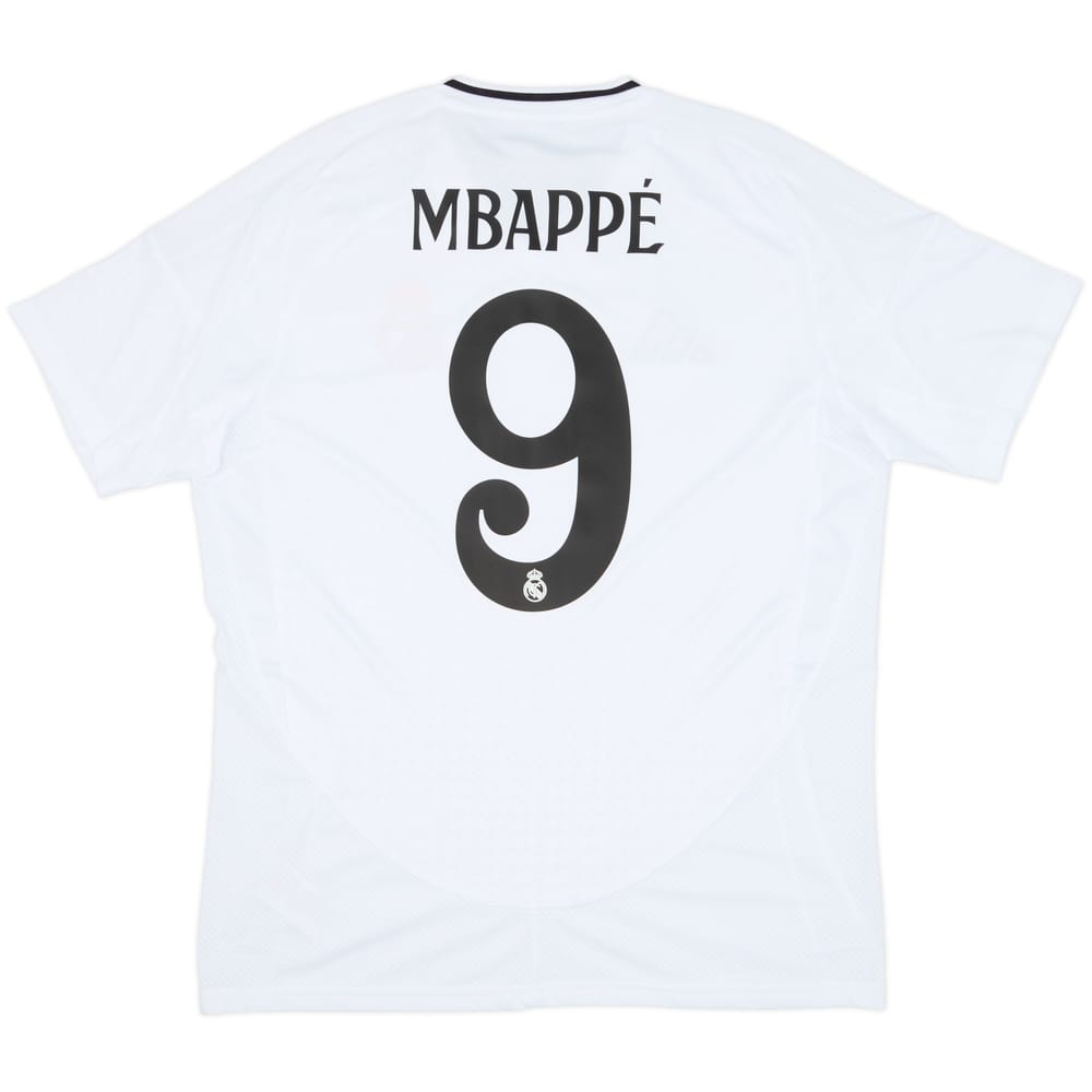 2024-25 Real Madrid Home Shirt Mbappe #9 (L)