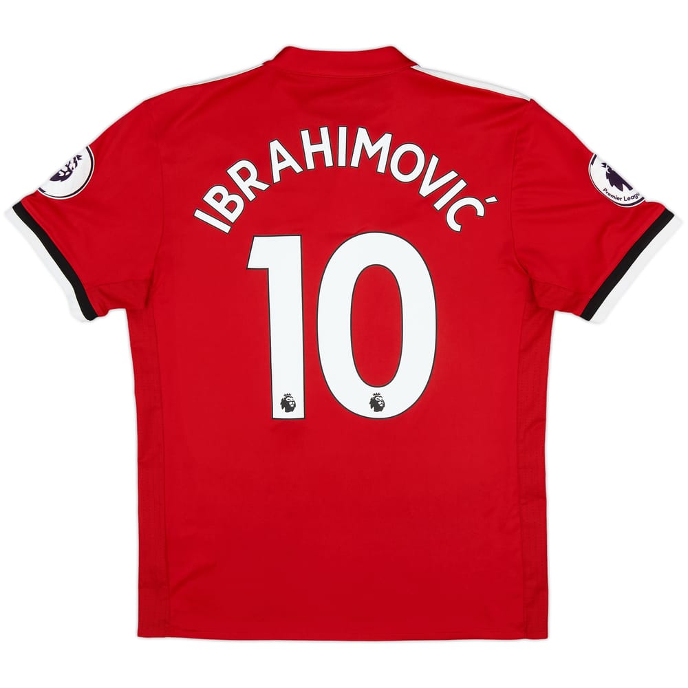 2017-18 Manchester United Home Shirt Ibrahimovic #10 - 6/10 - (M)