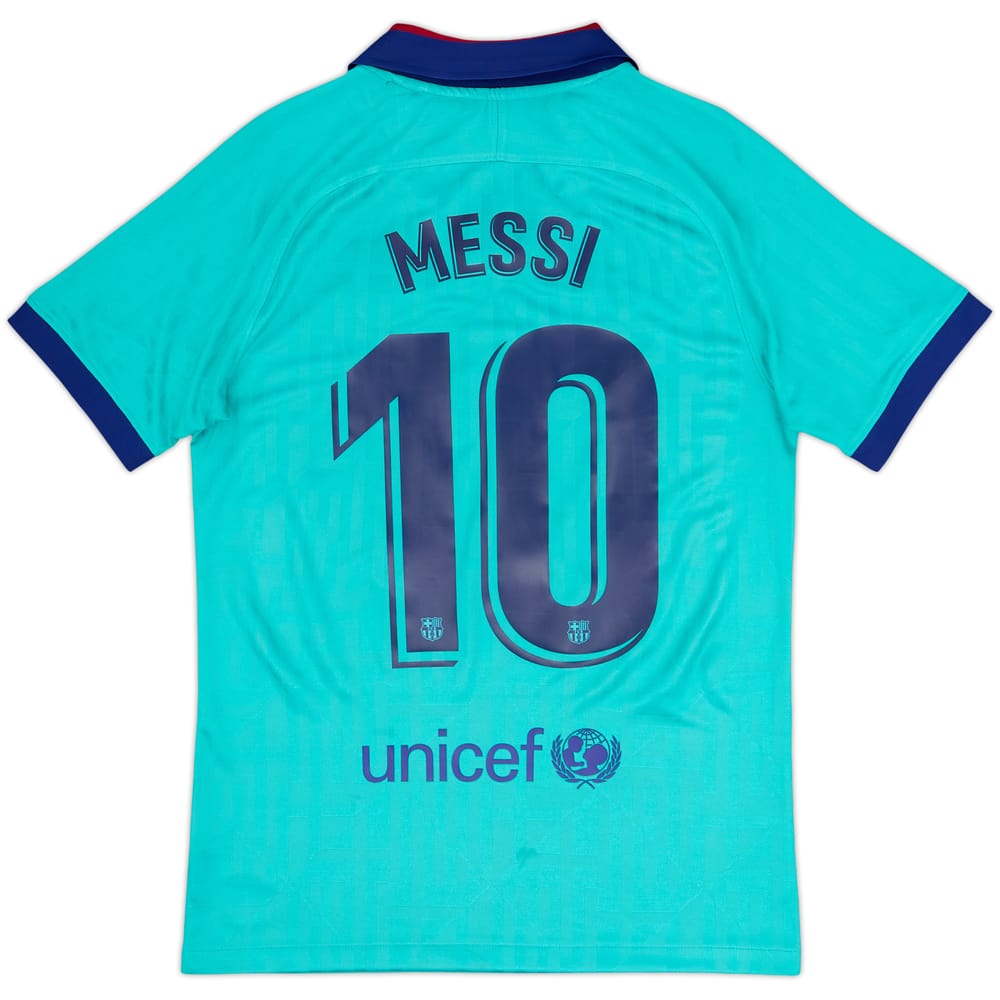 2019-20 Barcelona Tercera Camiseta CL Messi #10 - 9/10 - (S)
