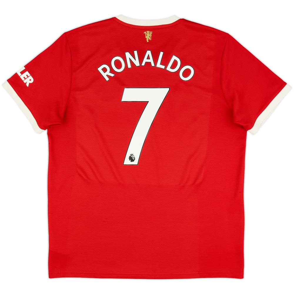 2021-22 Manchester United Home Shirt Ronaldo #7 - 7/10 - (XL)