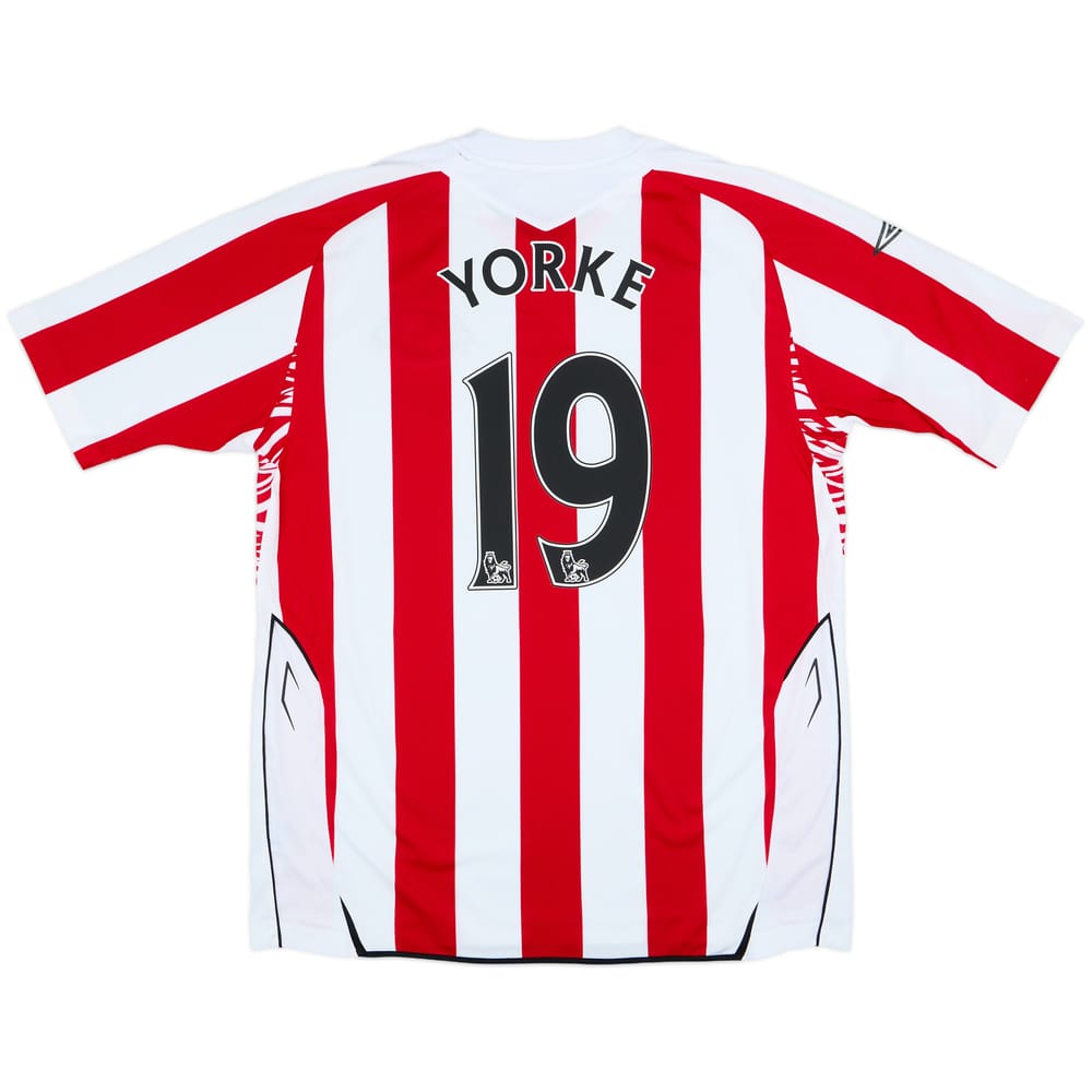 2008-09 Sunderland Home Shirt Yorke #19 - 8/10 - (XL)