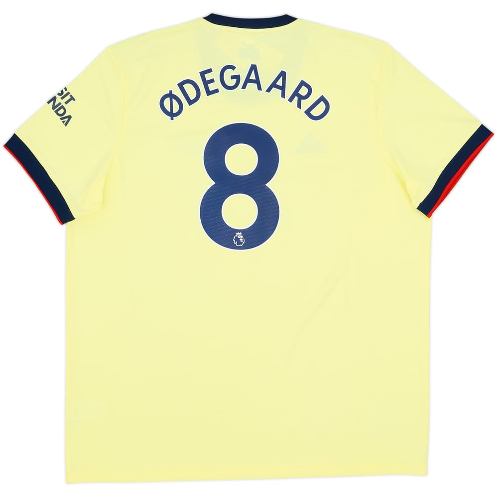 2021-22 Arsenal Away Shirt Odegaard #8 (XXL)
