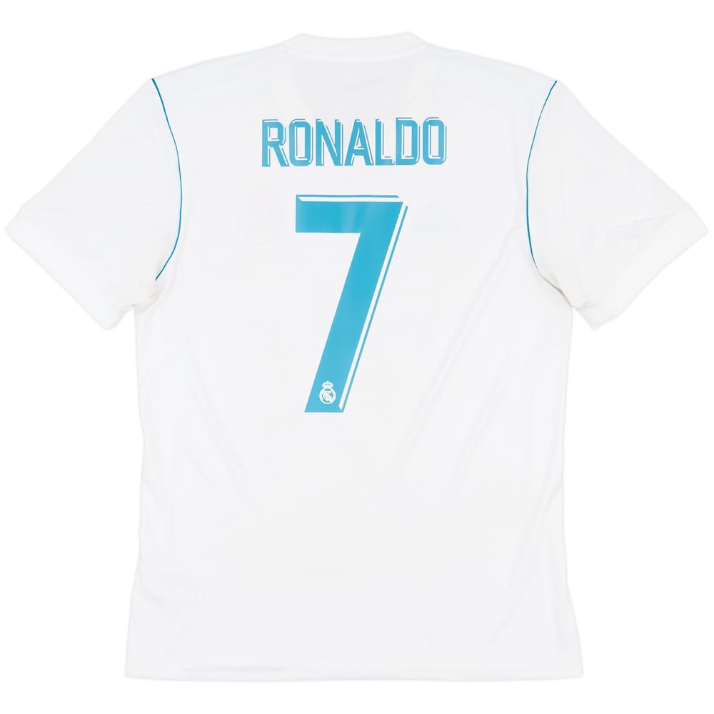 2017-18 Real Madrid Home Shirt Ronaldo #7 - 9/10 - (M)