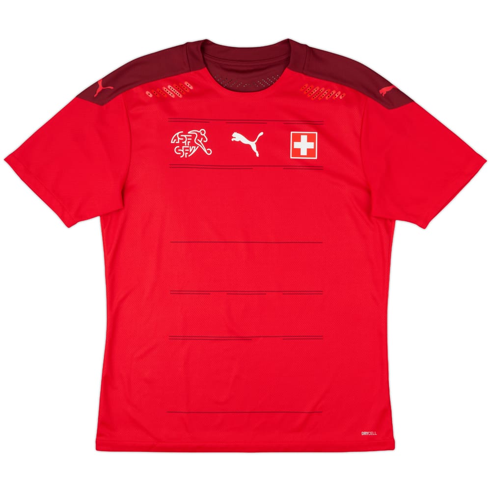 2020-21 Switzerland Authentic Home Shirt - 10/10 - (L)