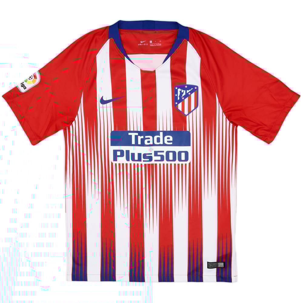 2018-19 Atletico Madrid Home Shirt - 9/10 - (S)