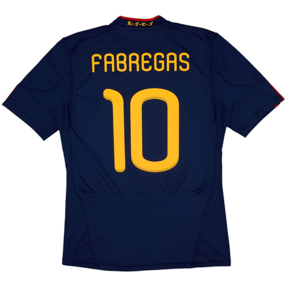 2010-11 Spain Away Shirt Fabregas #10 - 8/10 - (M)