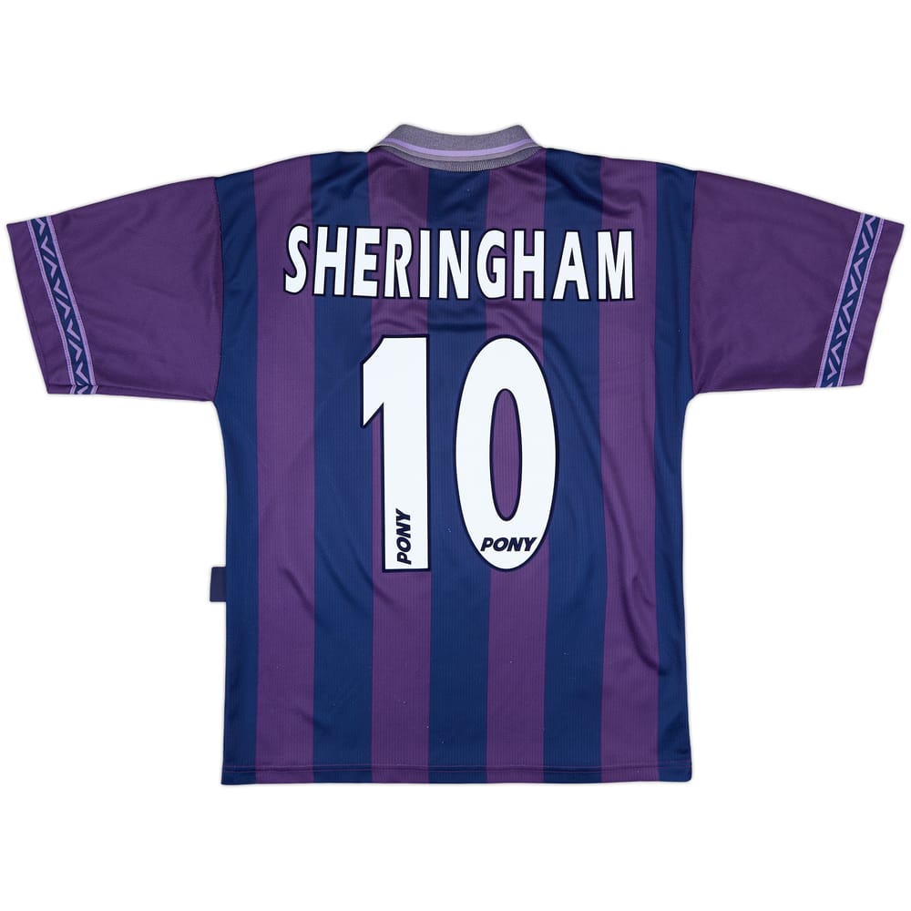 1995-97 Tottenham Away Shirt Sheringham #10 - 9/10 - (M)