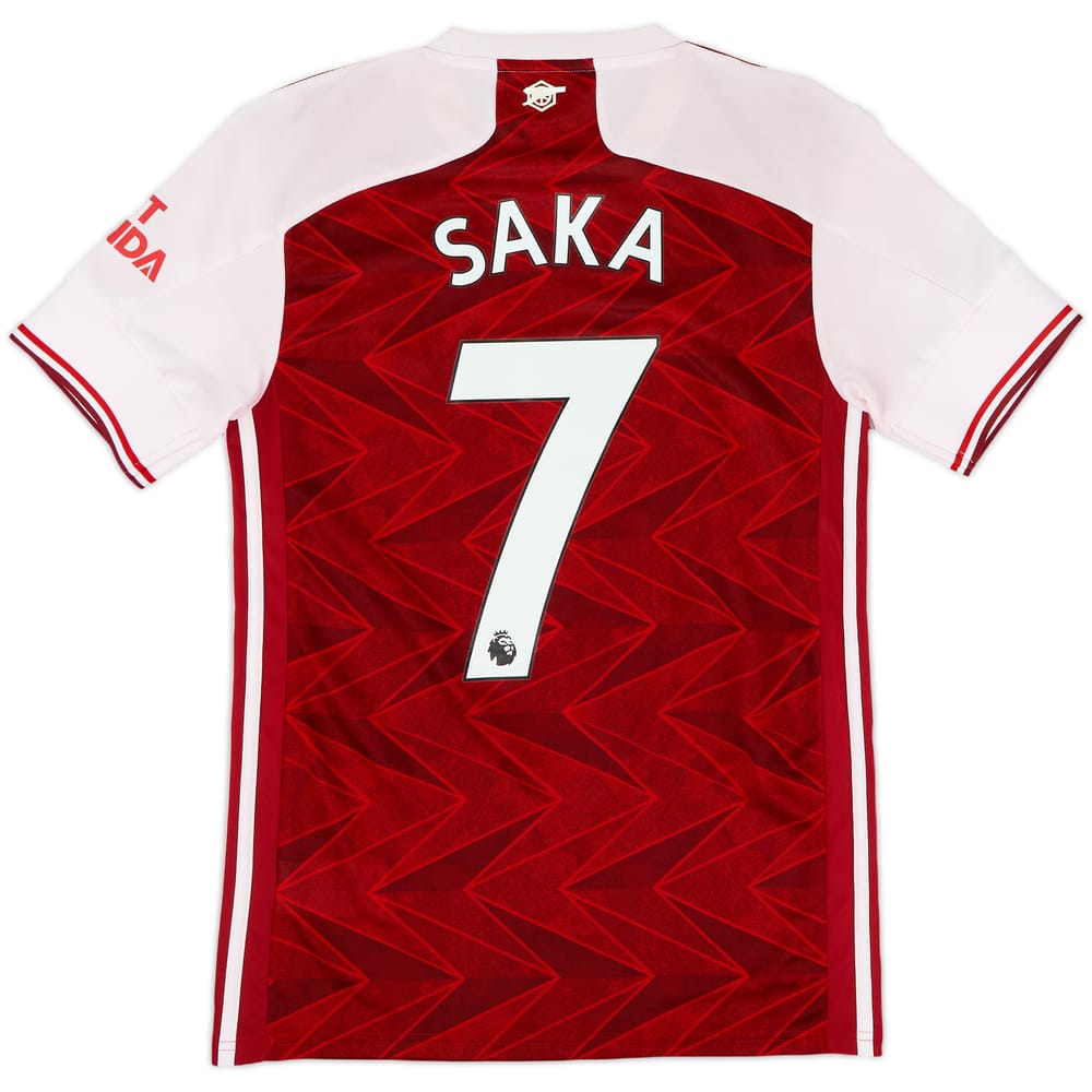 2020-21 Arsenal Home Shirt Saka #7 - 4/10 - (XS)