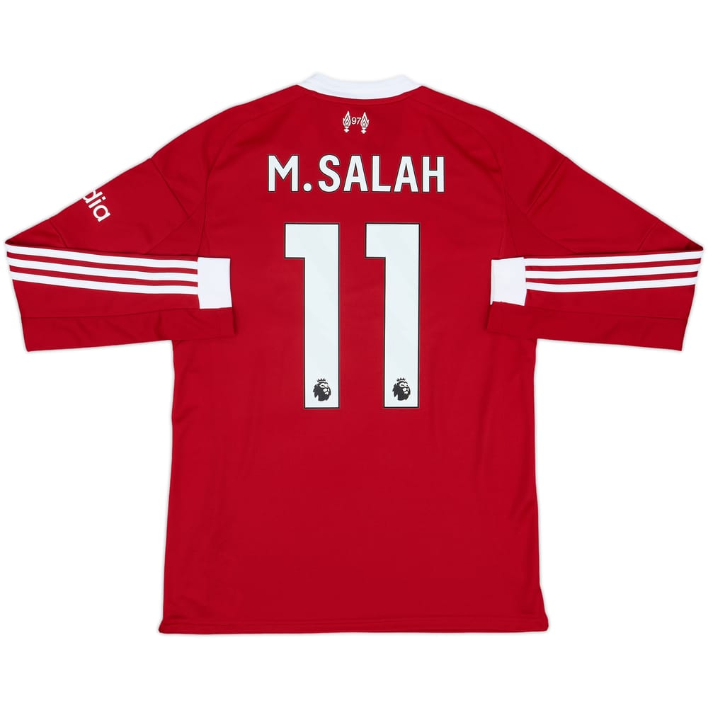 2025-26 Liverpool Home L/S Shirt M.Salah #11 (M)