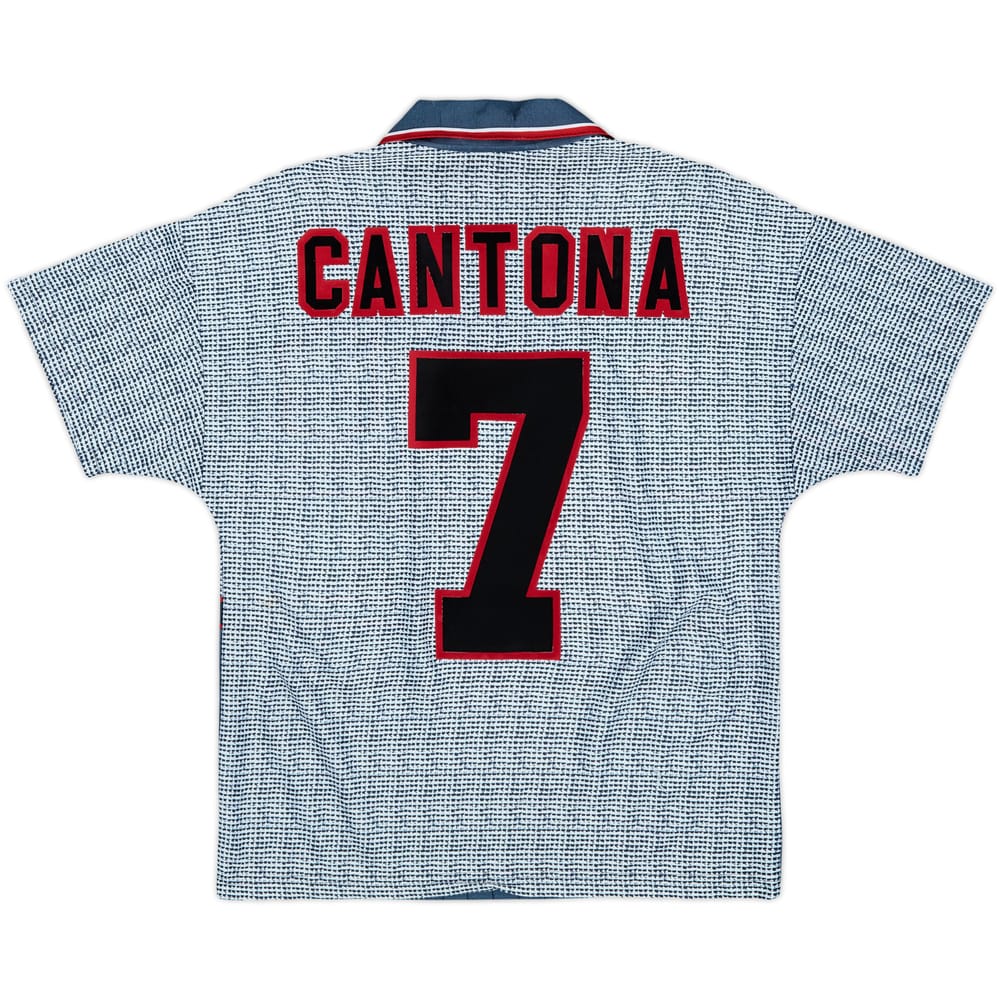 1995-96 Manchester United Away Shirt Cantona #7 - 8/10 - (Y)