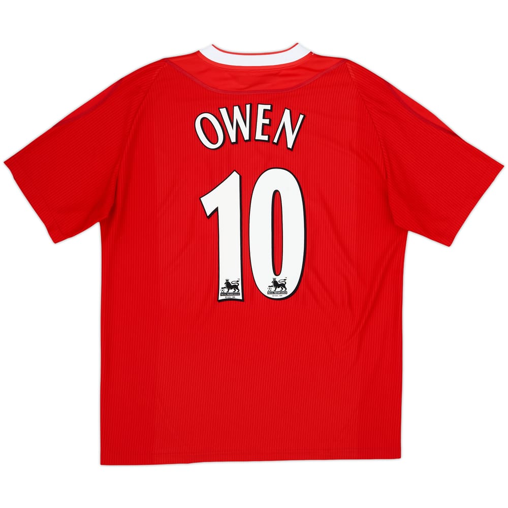2002-04 Liverpool Worthintgton Cup Winners Home Shirt Owen #10 - 10/10 - (L)