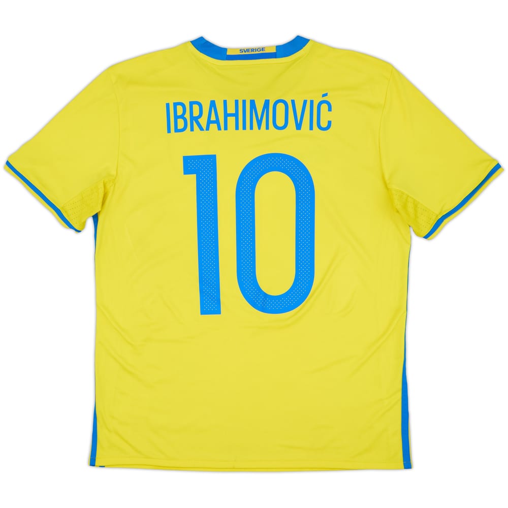 2016-17 Sweden Home Shirt Ibrahimovic #10 - 8/10 - (M)