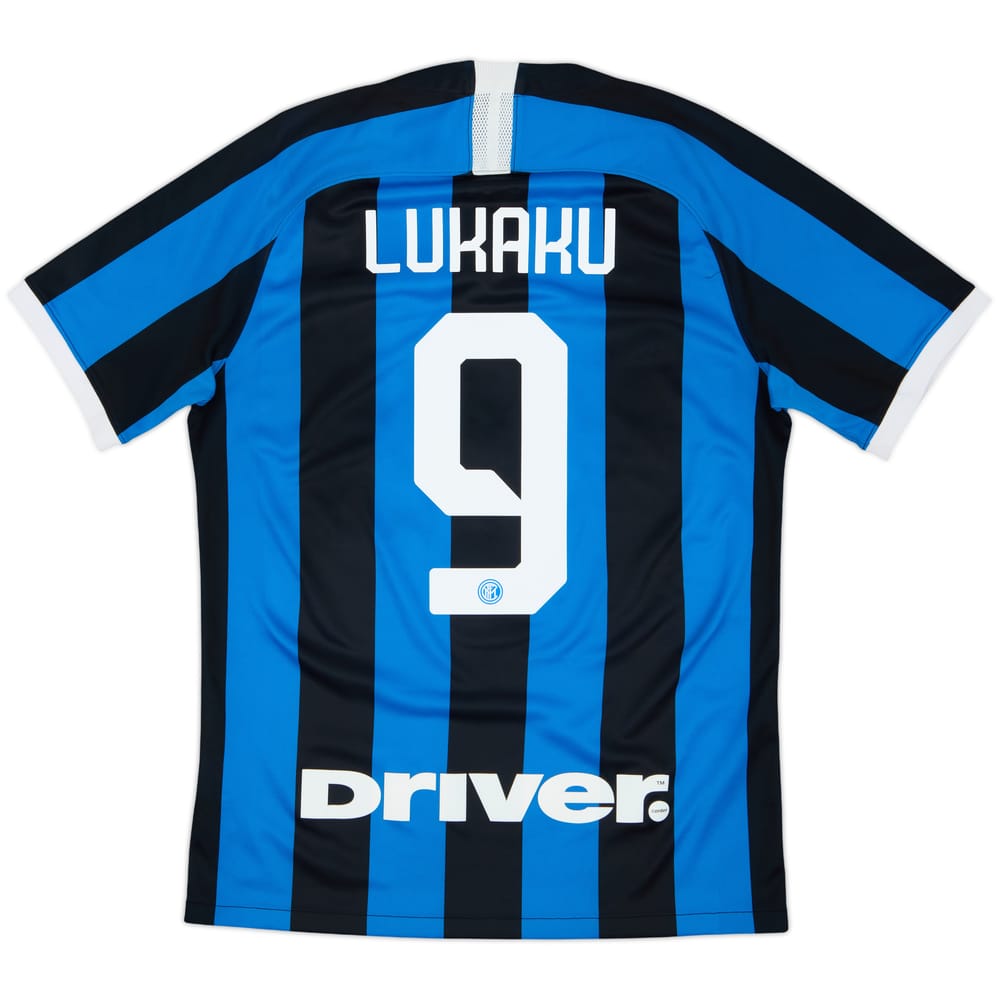 2019-20 Inter Milan Home Shirt Lukaku #9 - 8/10 - (M)