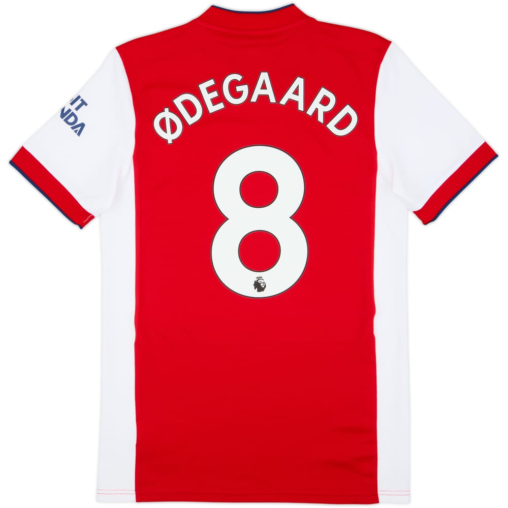 2021-22 Arsenal Home Shirt Odegaard #8 - 7/10 - (S)