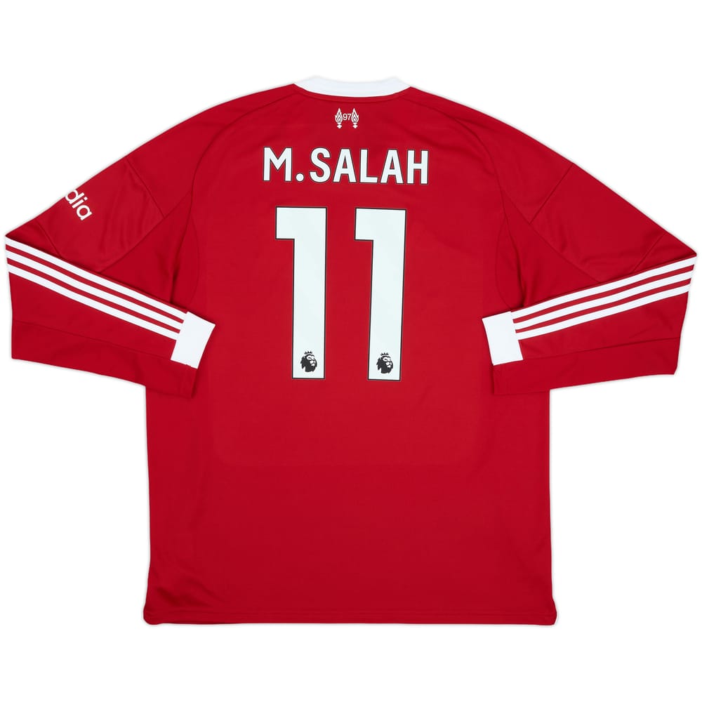 2025-26 Liverpool Home L/S Shirt M.Salah #11 (XL)