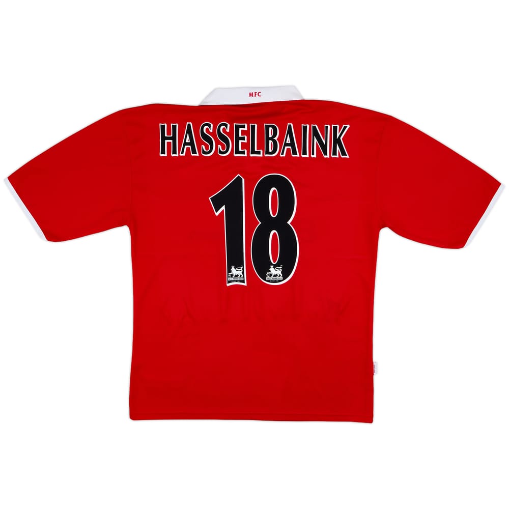 2004 Middlesbrough Home Shirt Hasselbaink #18 - 8/10 - (XL)