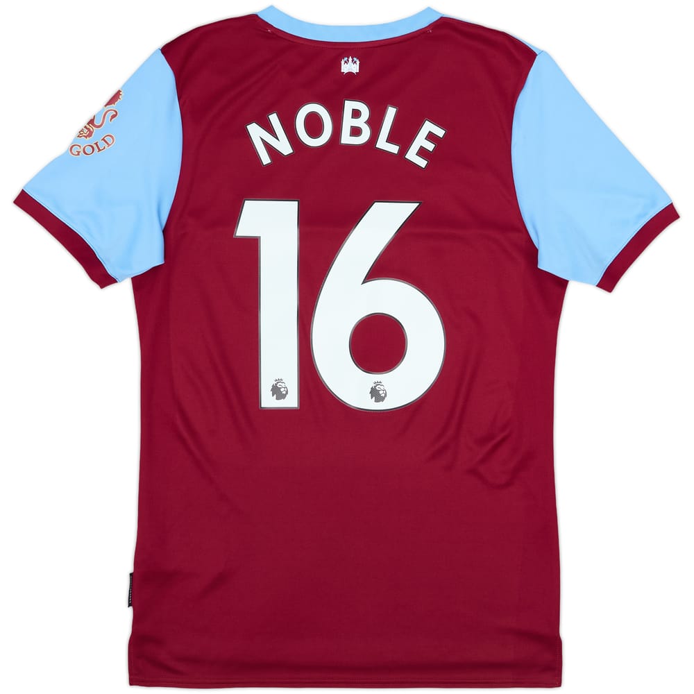 2019-20 West Ham Home Shirt Noble #16 - 8/10 - (S)
