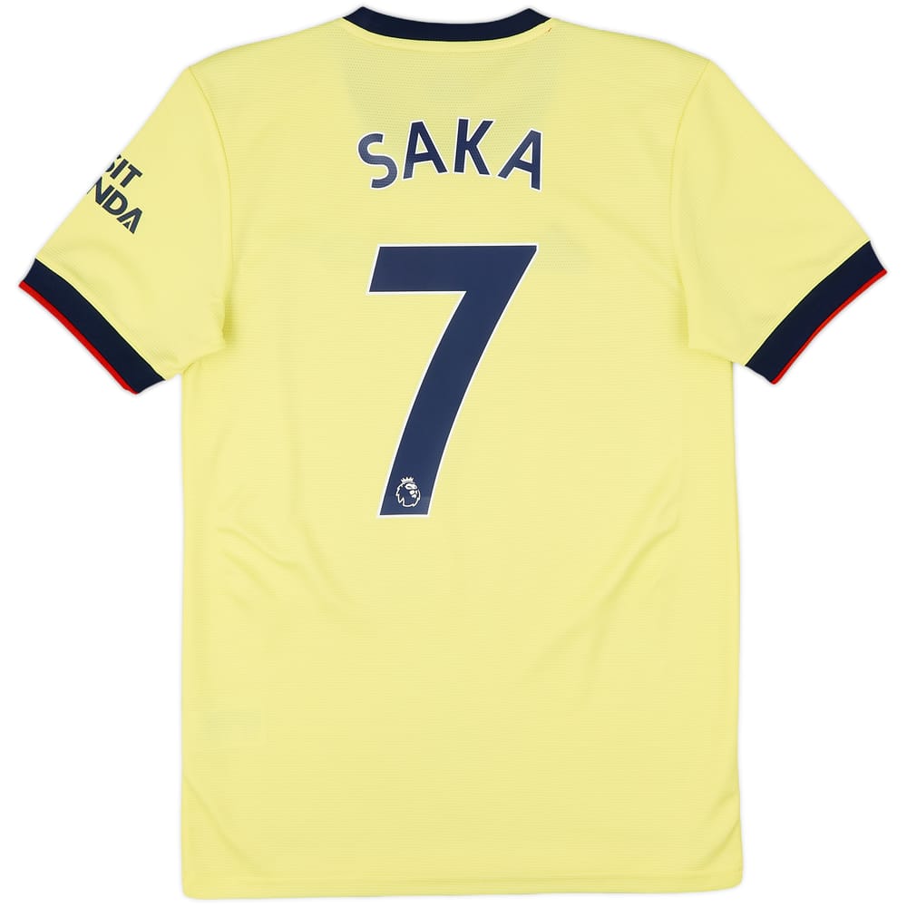 2021-22 Arsenal Away Shirt Saka #7 - 8/10 - (S)
