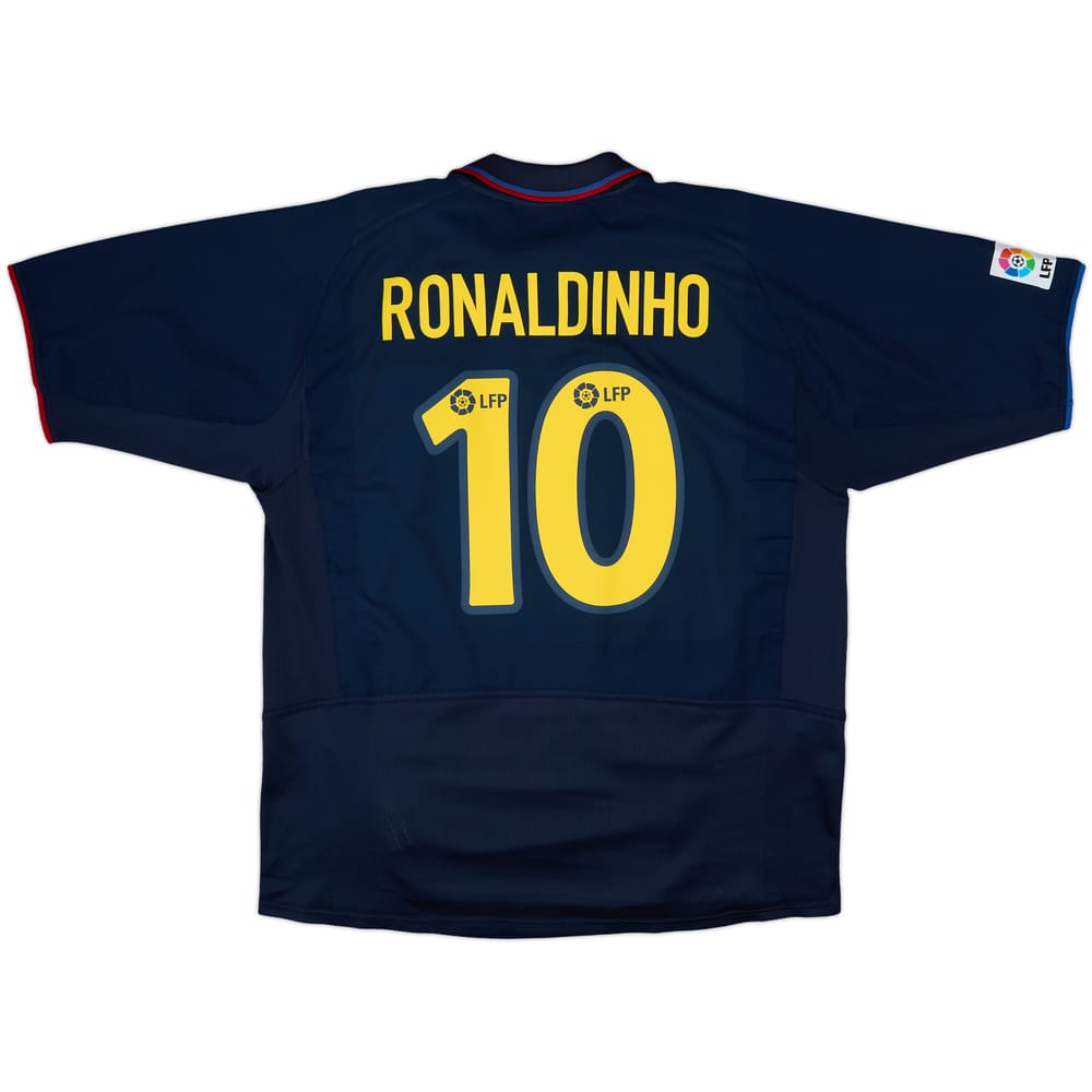 2003-04 Barcelona Third Shirt Ronaldinho #10 - 7/10 - (L)