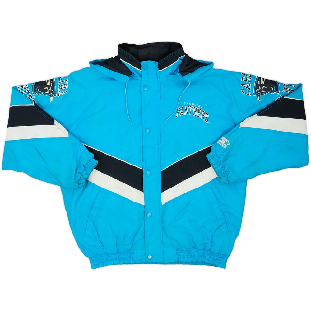 1990s Carolina Panthers Starter Rain Coat - 7/10 - (L)