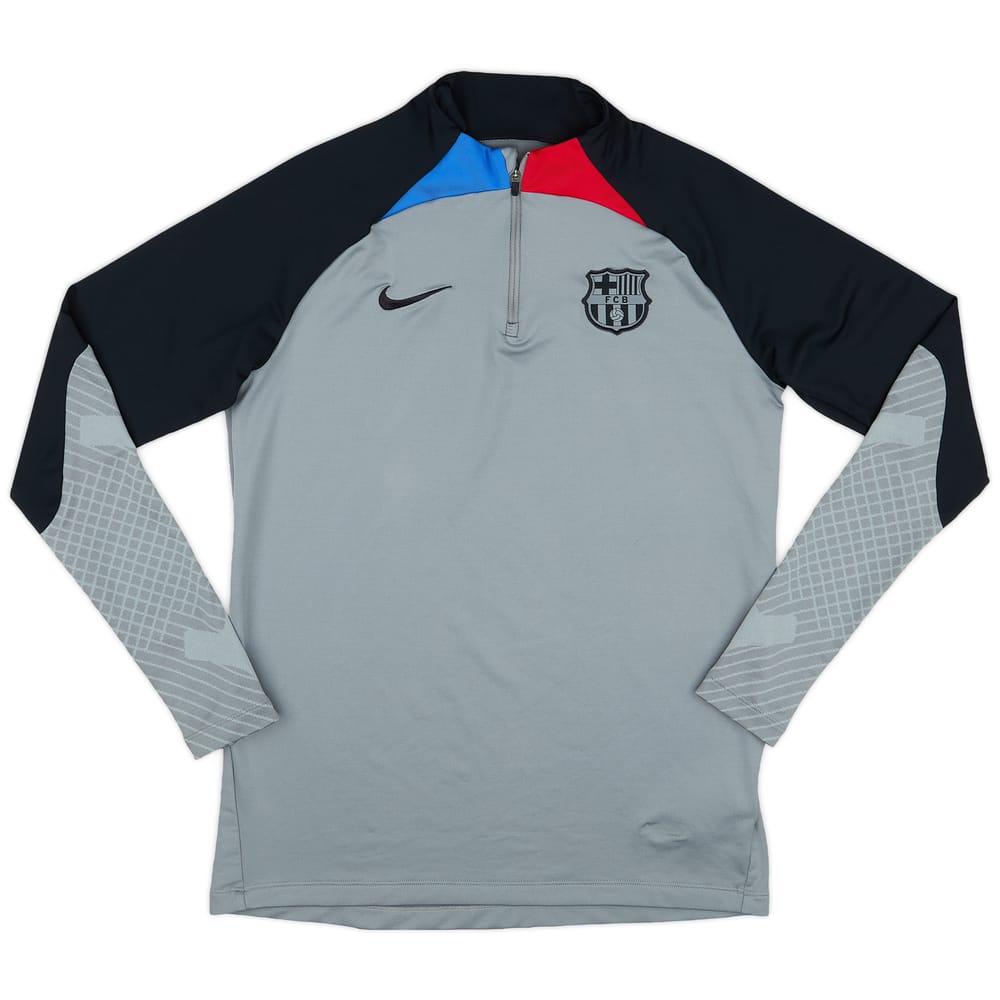 2022-23 Barcelona Nike 1/4 Zip Training Top - 8/10 - (M)