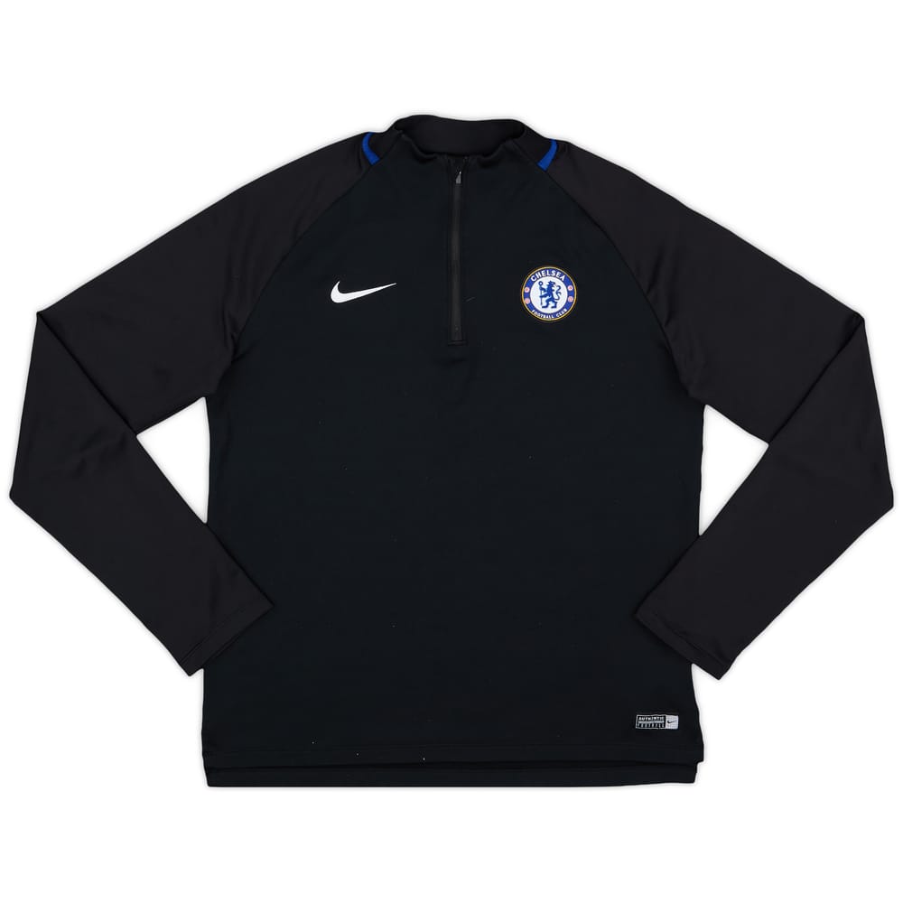 2018-19 Chelsea Nike 1/4 Zip Training Top - 8/10 - (XL.Boys)