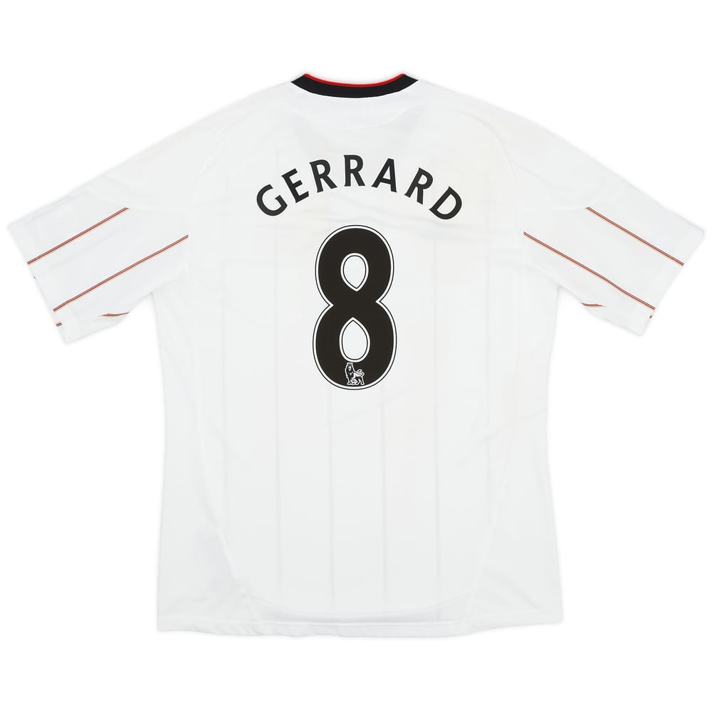 2010-11 Liverpool Away Shirt Gerrard #8 - 6/10 - (L)