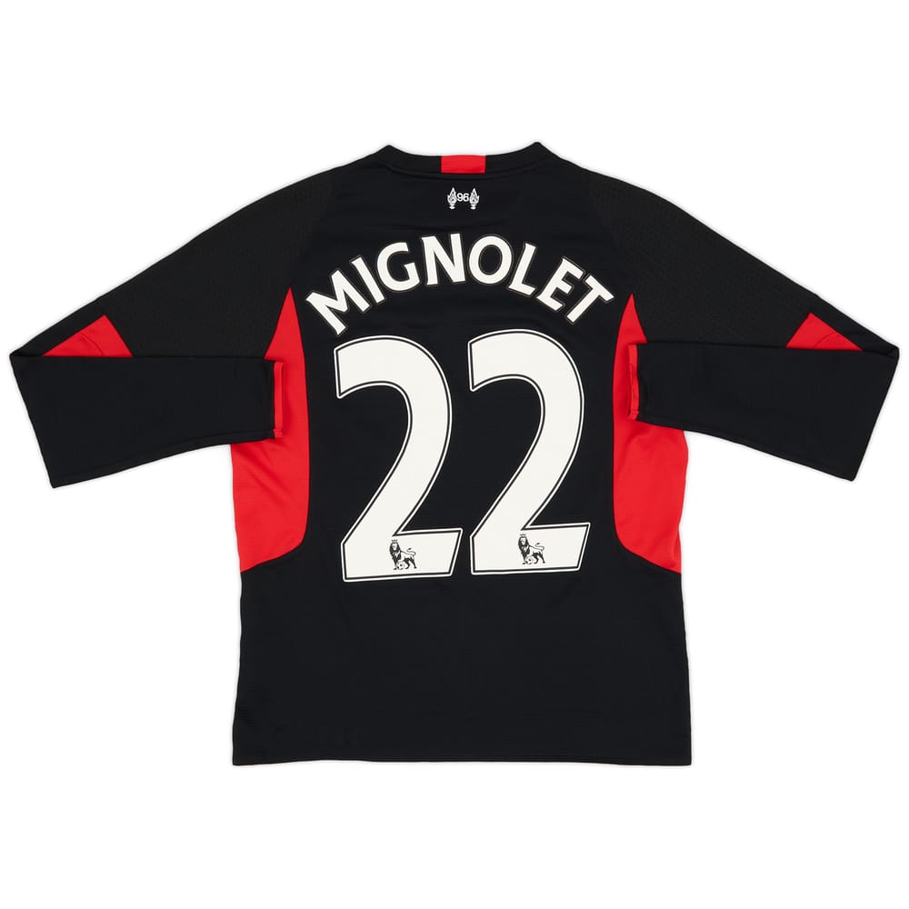2015-16 Liverpool GK Shirt Mignolet #22 - 7/10 - (XL.Boys)