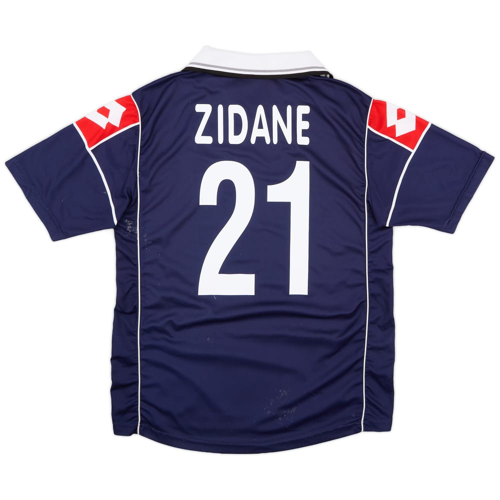 2000-01 Juventus Away Shirt Zidane #21 - 8/10 - (S)